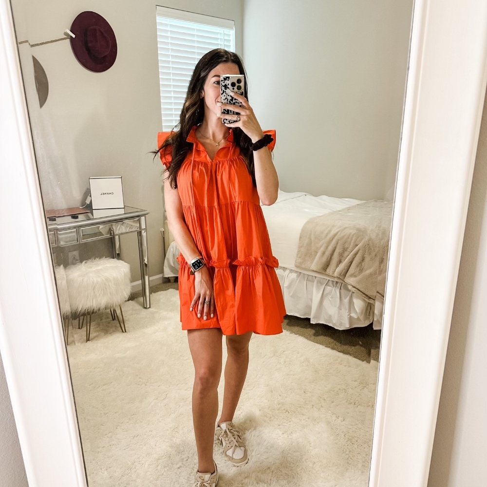 Day+Moon New! Poplin Baby Doll Dress NWT